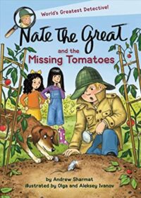 Nate the Great and the Missing Tomatoes hardback cover image