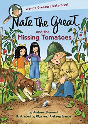 Nate the Great and the Missing Tomatoes hardback cover image